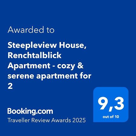 Steepleview House, Renchtalblick Apartment - Cozy & Serene Apartment For 2 Бад-Петерсталь-Грисбах Экстерьер фото